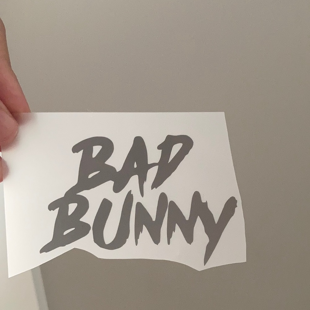 Bad bunny sticker